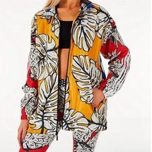 Adidas x farm oversized windbreaker. Like new! Size S.